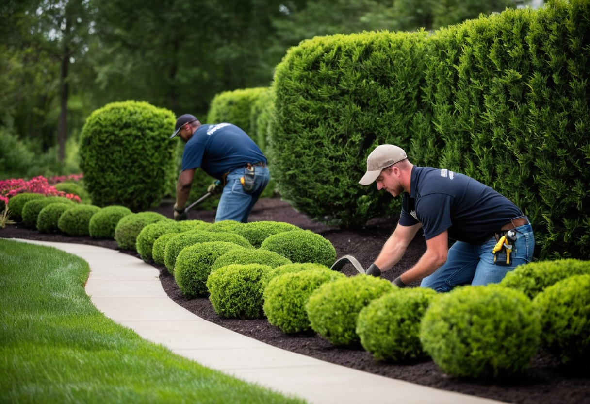 Serna lawn care and landscaping and tree service LLC work