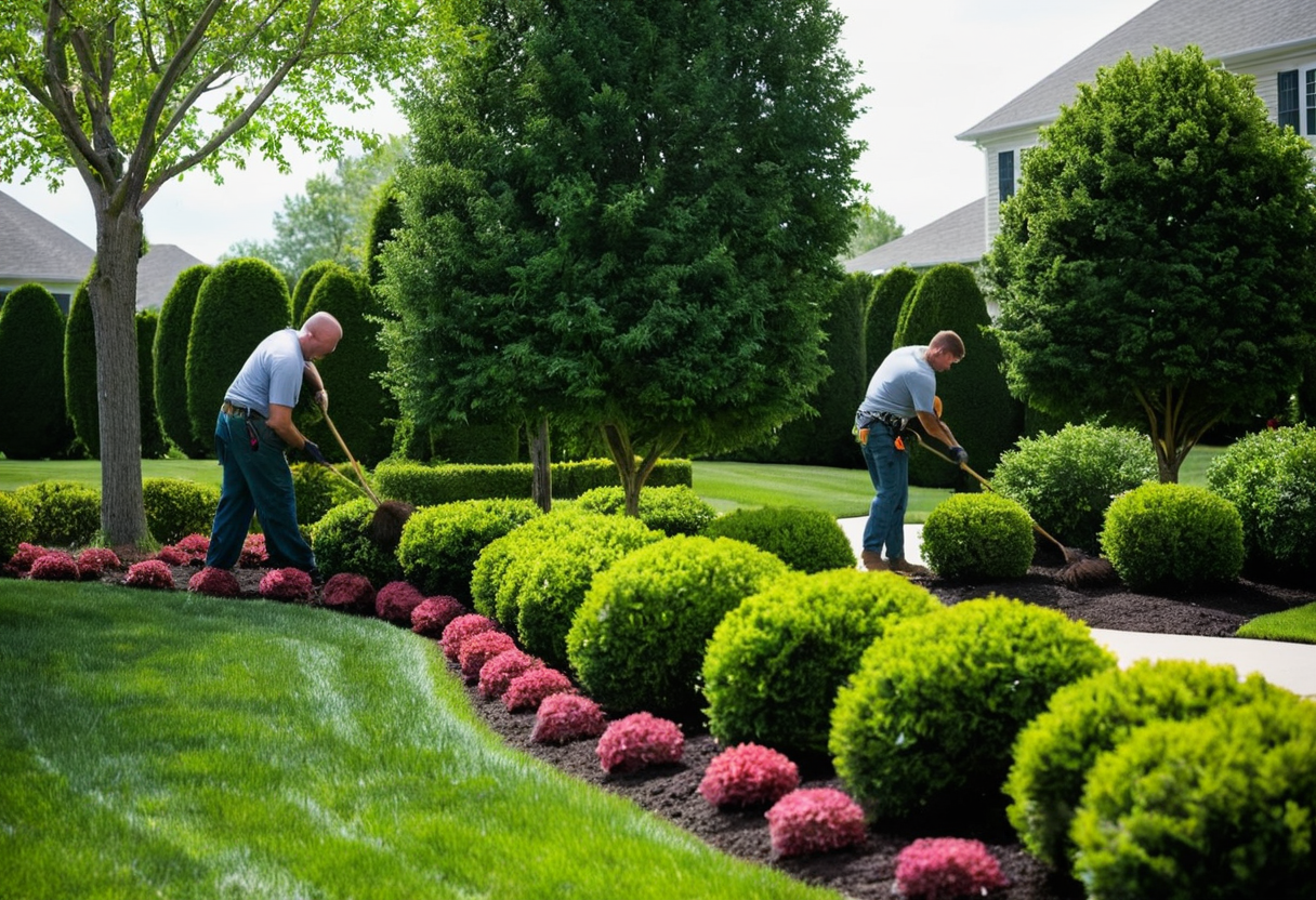 Mills Landscaping work