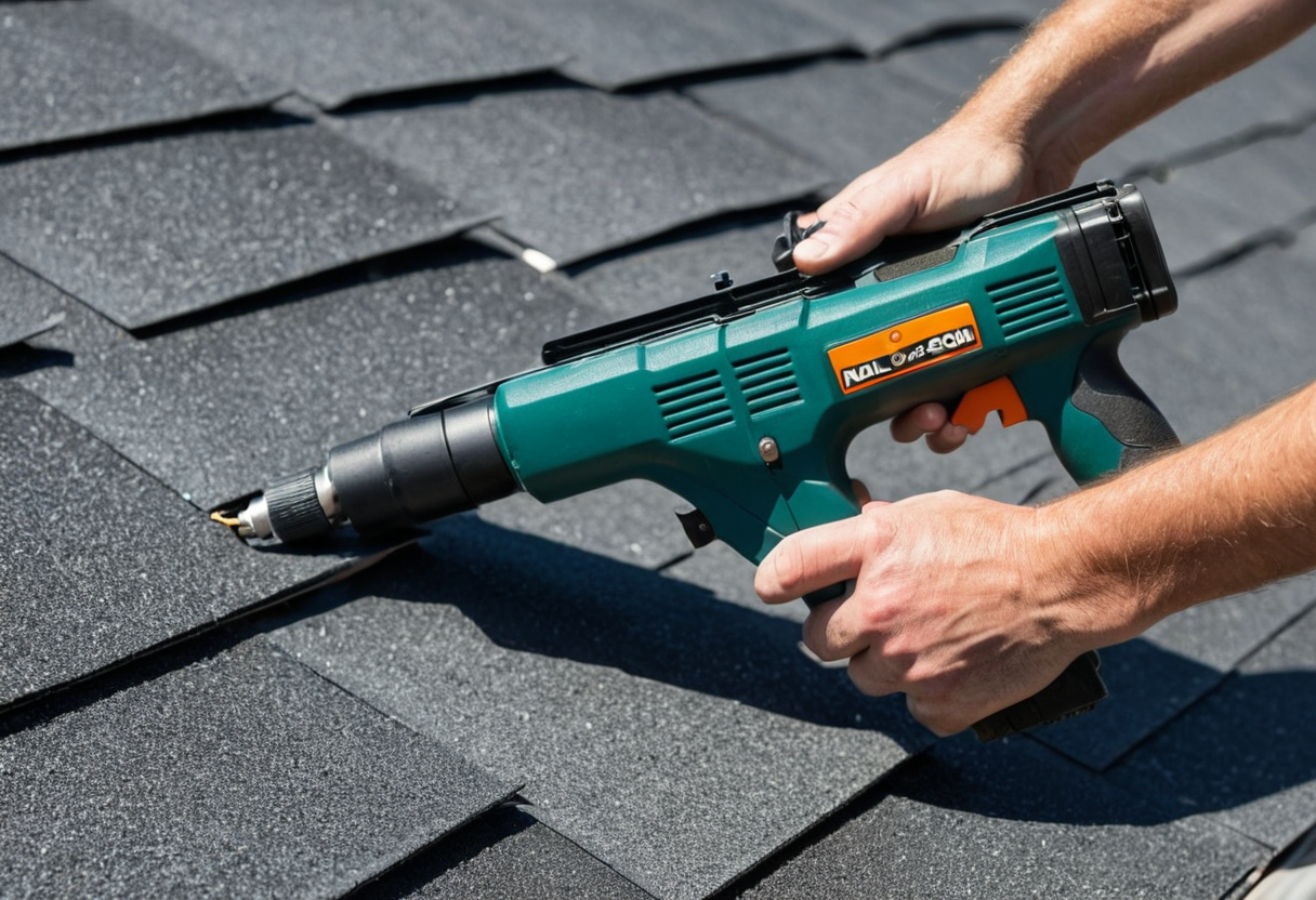 Roofers of Milwaukee work