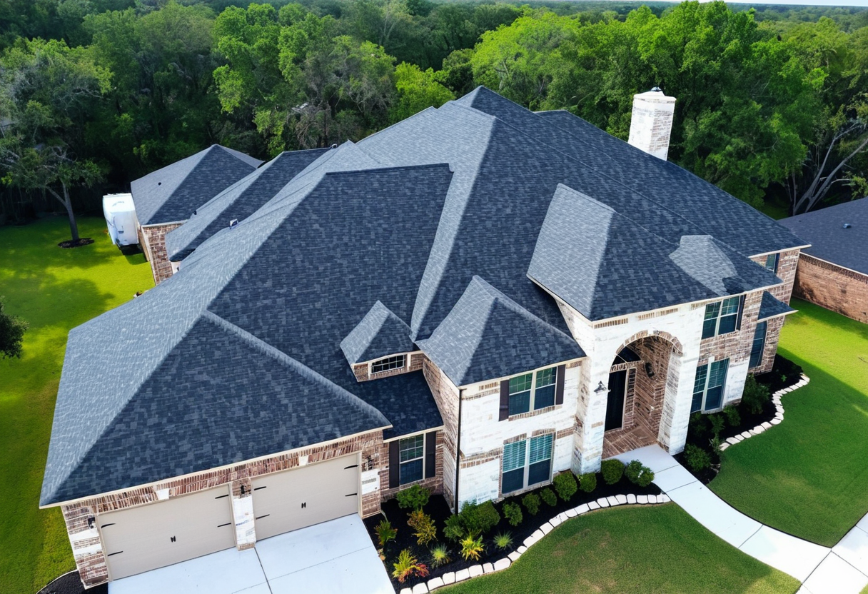 Roofers of Milwaukee work