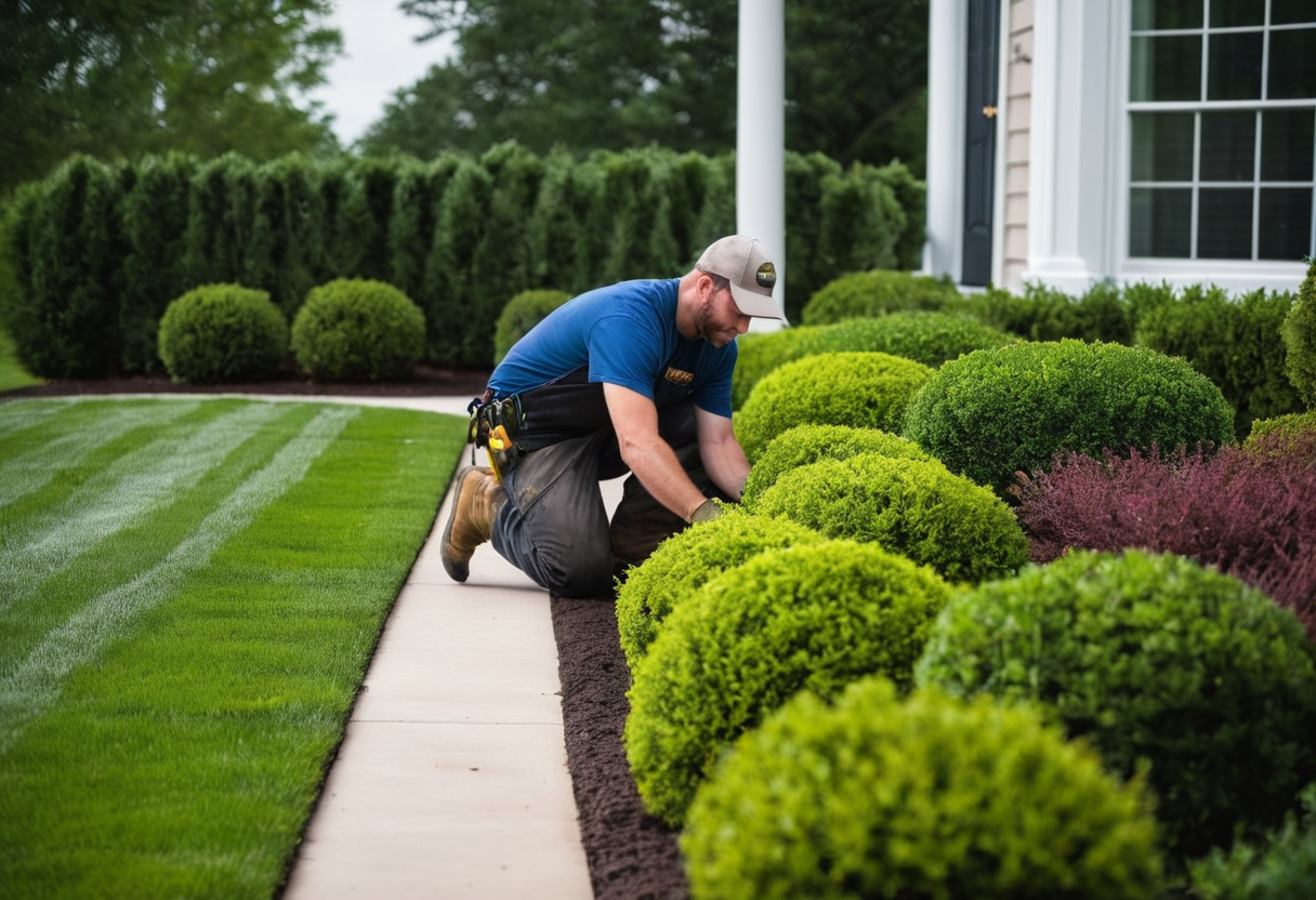 Landscaping Pros of Baltimore work