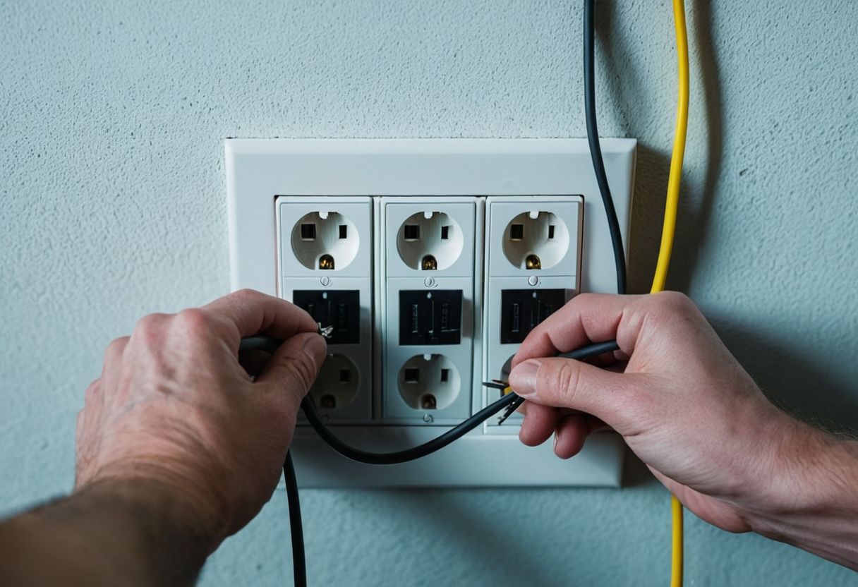 P & T Electricians Midtown work