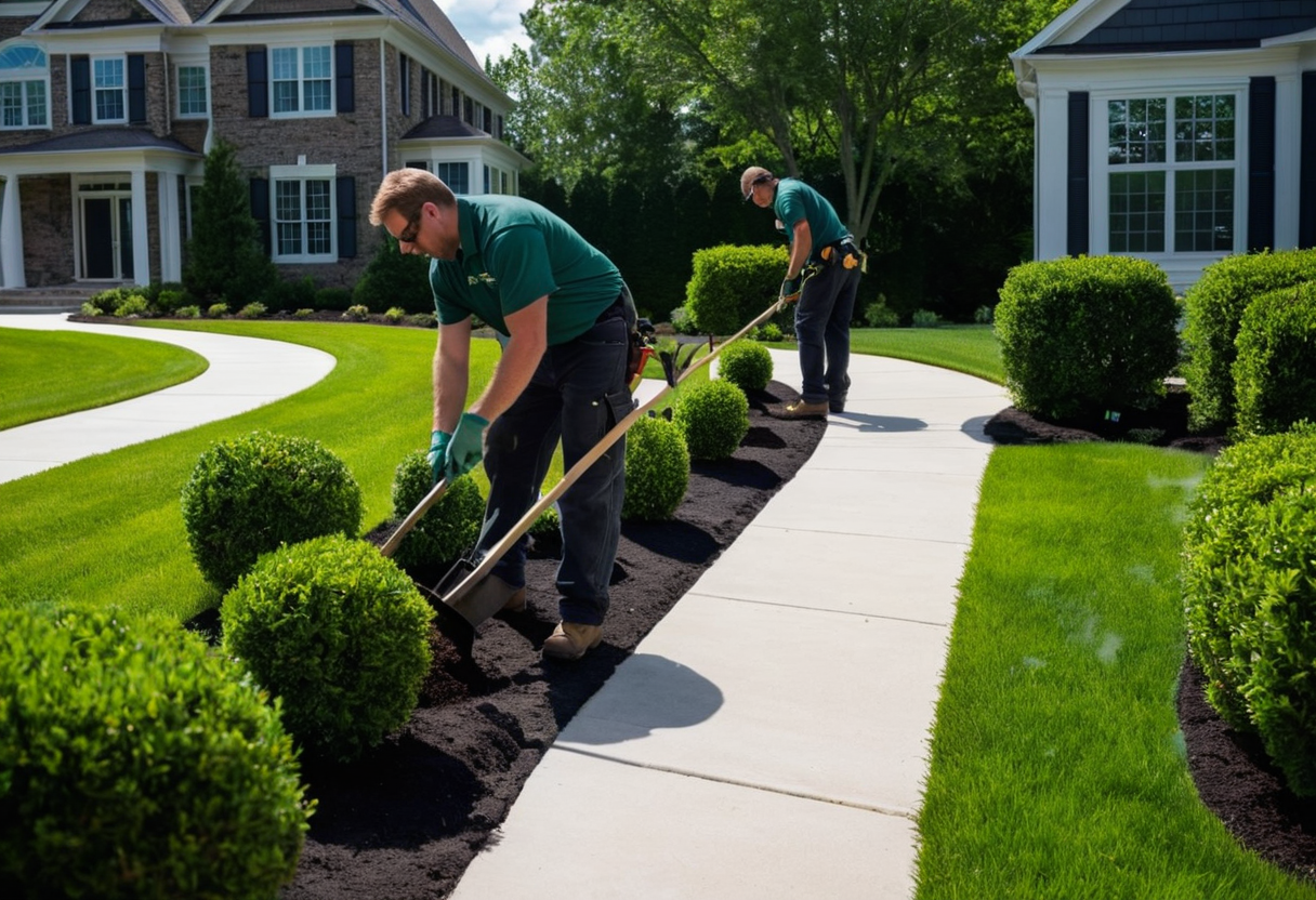 Your Friendly Neighbor Landscaping & Tree Service work